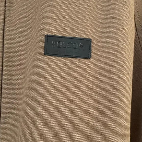Volcom coat/jacket size Xl Dark tan - Picture 5 of 10